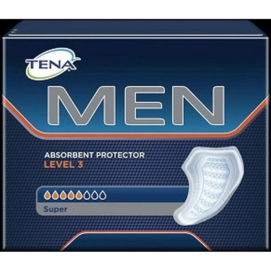 TENA Men Level 3 1×16 buc, tampoane pentru incontinență pentru bărbați