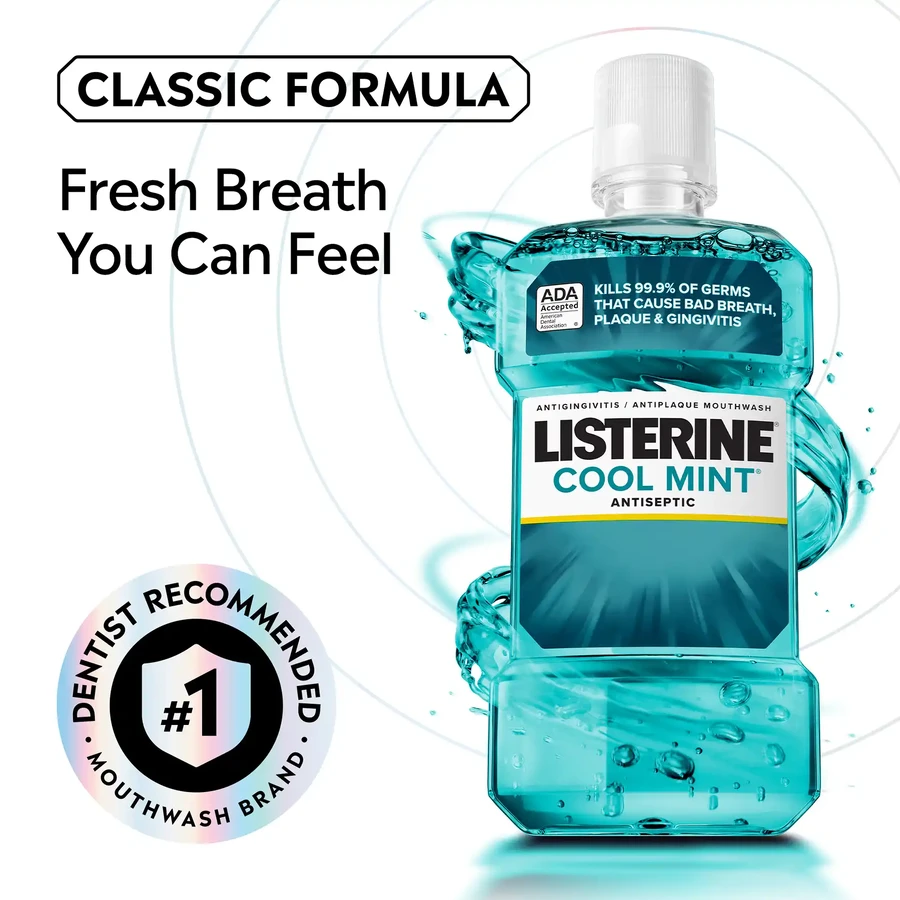 Listerine Cool Mint antiseptisch mondwater, 250 ml, Johnson&amp;Johnson
