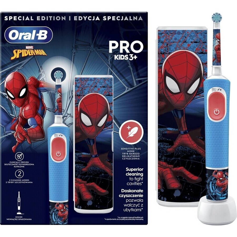 Oral B EK Pro Junior 3+ Spiderman 1×1 elektrische tandenborstel