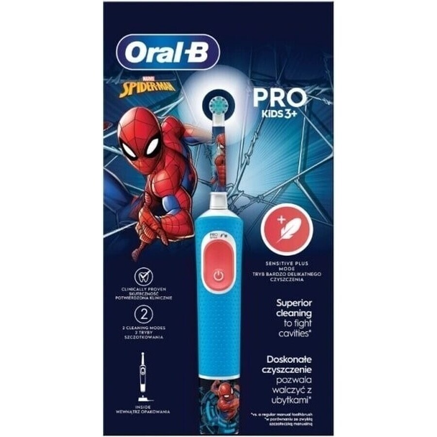 Oral B EK Pro Junior 3+ Spiderman 1×1 elektrische tandenborstel