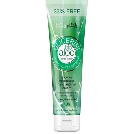 EVELINE Crème glycérine pour les mains et les ongles avec Aloe Vera 100ml 1×100 ml, crème