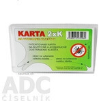 2xK TICK REMOVAL CARD 1×1 pc, tekenverwijdering