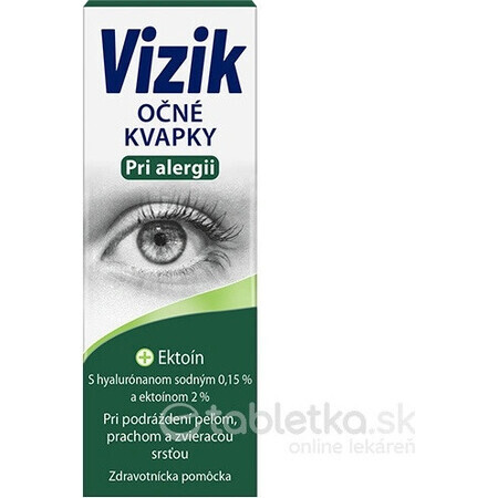 VIZIK OPH GTT FOR ALLERGIES 1×10ml, allergy eye drops