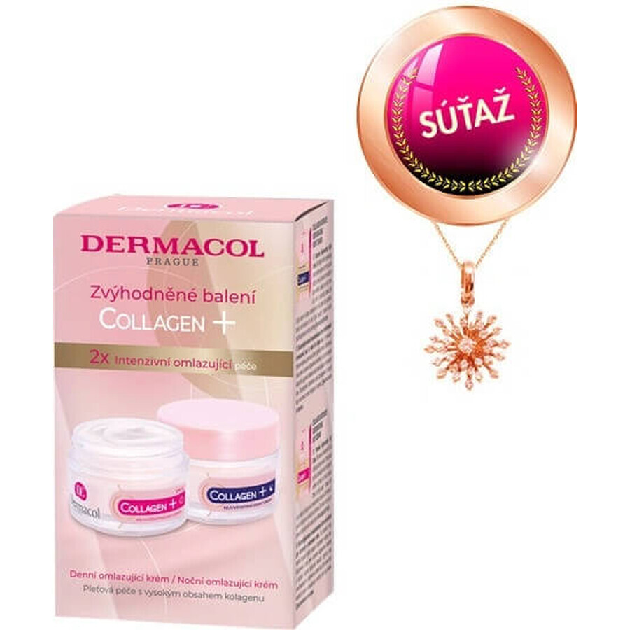 Dermacol Duopack Collagen plus Tages- und Nachtcreme 1×100 ml, 50 ml + 50 ml