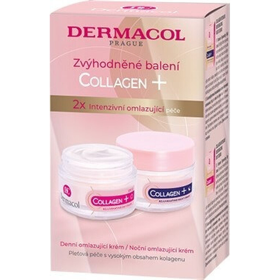 Dermacol Duopack Collagen plus Tages- und Nachtcreme 1×100 ml, 50 ml + 50 ml