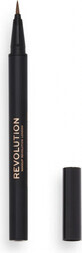 Revolution Hair Stroke Brow Pen Medium Brown 1&#215;0.50 ml, wenkbrauwpotlood