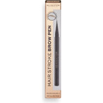 Revolution, Hair Stroke Brow Pen Medium Brown 1×0.50 ml, eyebrow pencil