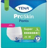 TENA PANTS SUPER LARGE 1×12 pezzi, slip assorbenti elasticizzati, assorbimento 2010 ml, circonferenza fianchi 100-135 cm