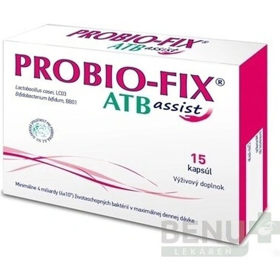 PROBIO-FIX ATB assist 1×15 cps, voedingssupplement