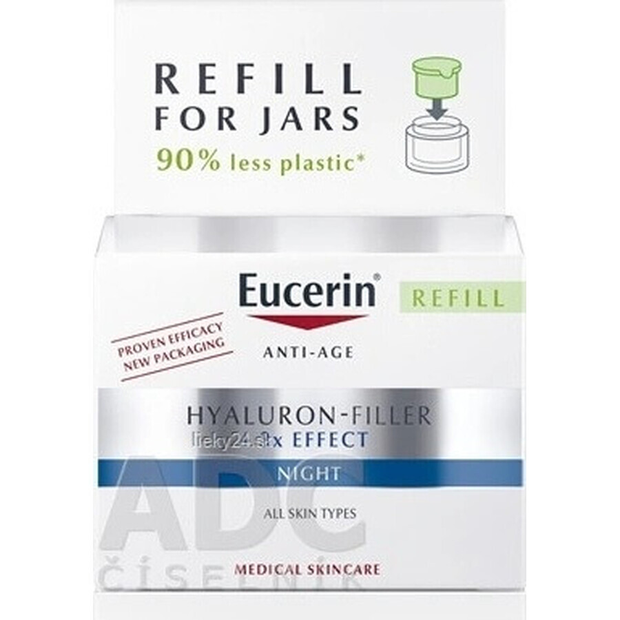 Eucerin HYALURON-FILLER+3xEFFECT Nachtcreme REFILL 1×50 ml