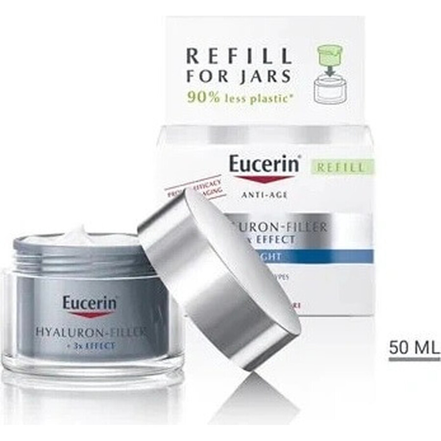 Eucerin HYALURON-FILLER+3xEFFECT Nachtcreme REFILL 1×50 ml