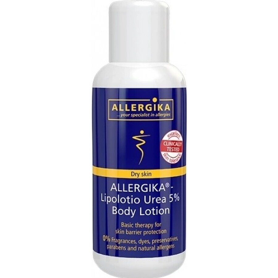 ALLERGIKA Lipolotio urea 5% 1×200 ml, crème voor de atopische huid