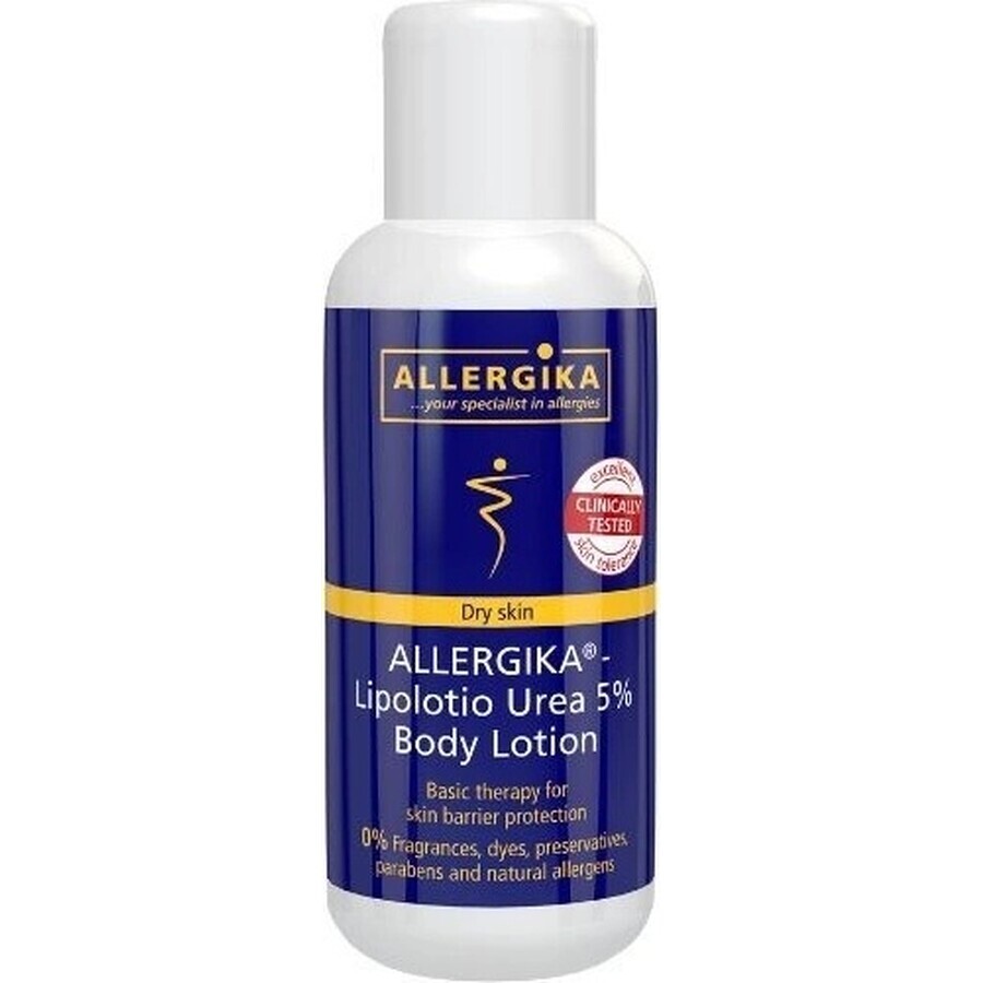 ALLERGIKA Lipolotio urea 5% 1×200 ml, crème voor de atopische huid