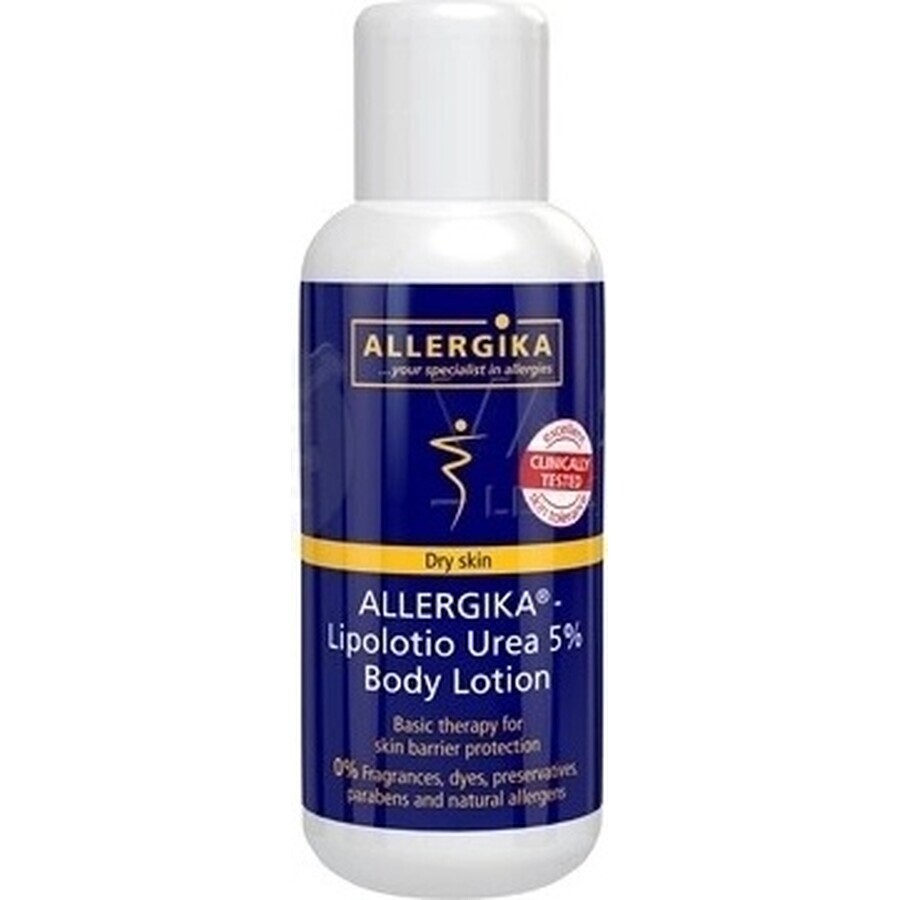 ALLERGIKA Lipolotio urea 5% 1×200 ml, crème voor de atopische huid