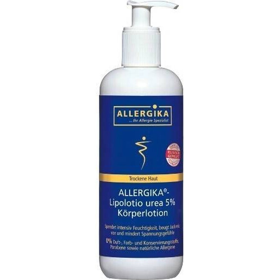 ALLERGIKA Lipolotio urea 5% 1×200 ml, crème voor de atopische huid