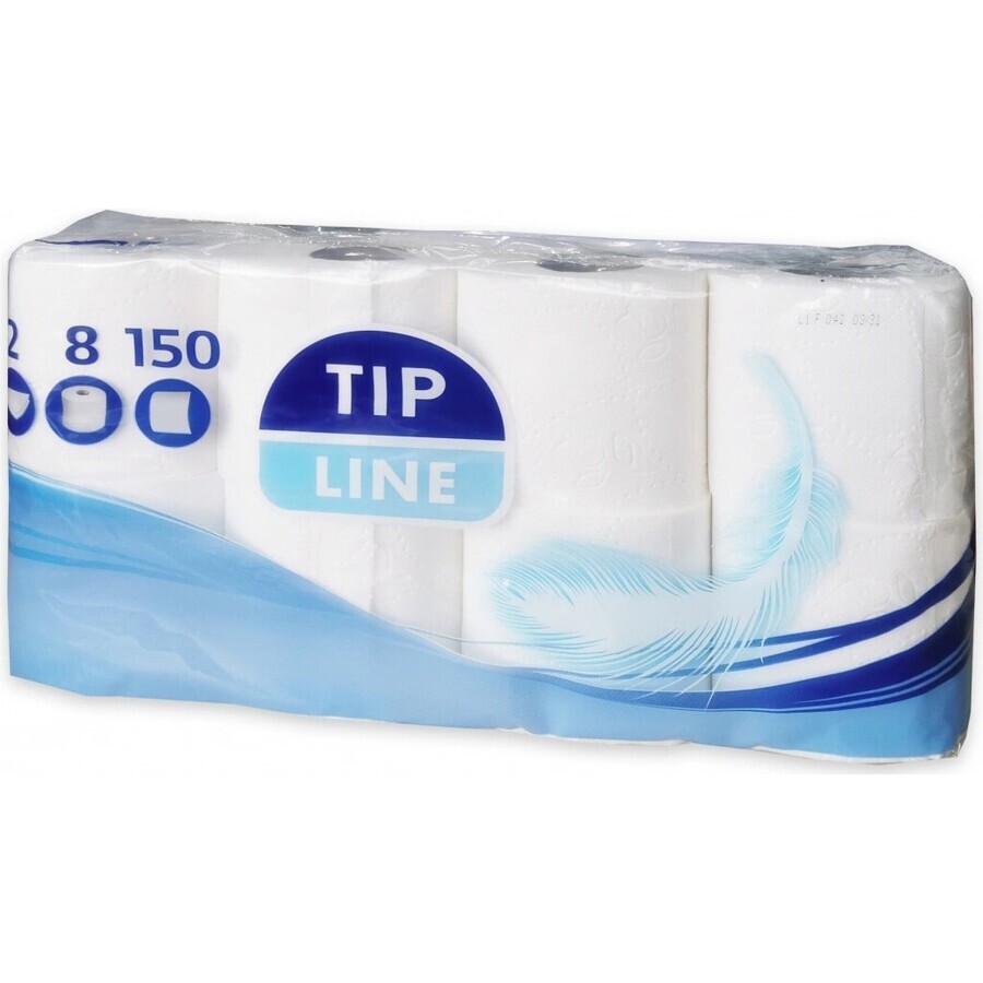 Type Line Toilettenpapier 8x150utr. 2vr. 2 Stk. 1×8, Toilettenpapier 2lagig