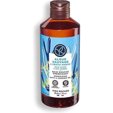 Gel de duș Yves Rocher alge marine și fluturi de mare 1×400 ml, gel de duș