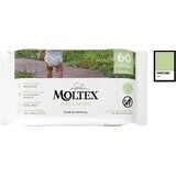 Moltex Pure & Nature EKO șervețele umede pe bază de apă 1×60 buc, șervețele umede