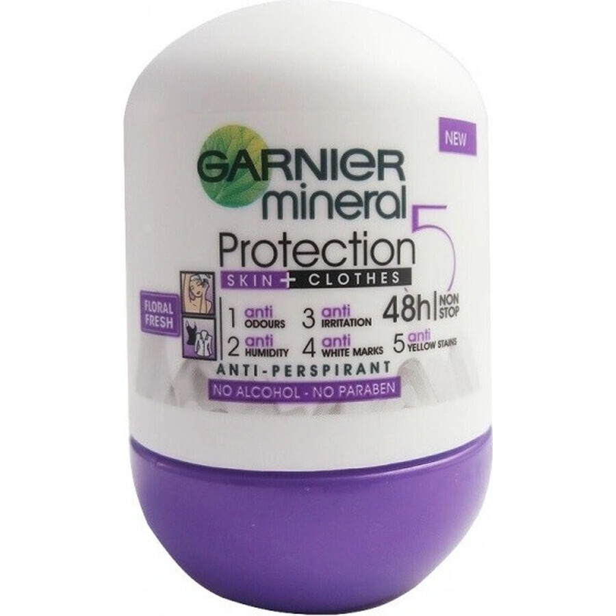 Garnier Mineral Protection 48h 1×50 ml, anti-transpirant parelmoer