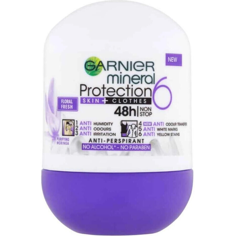 Garnier Mineral Protection 48h 1×50 ml, anti-transpirant parelmoer