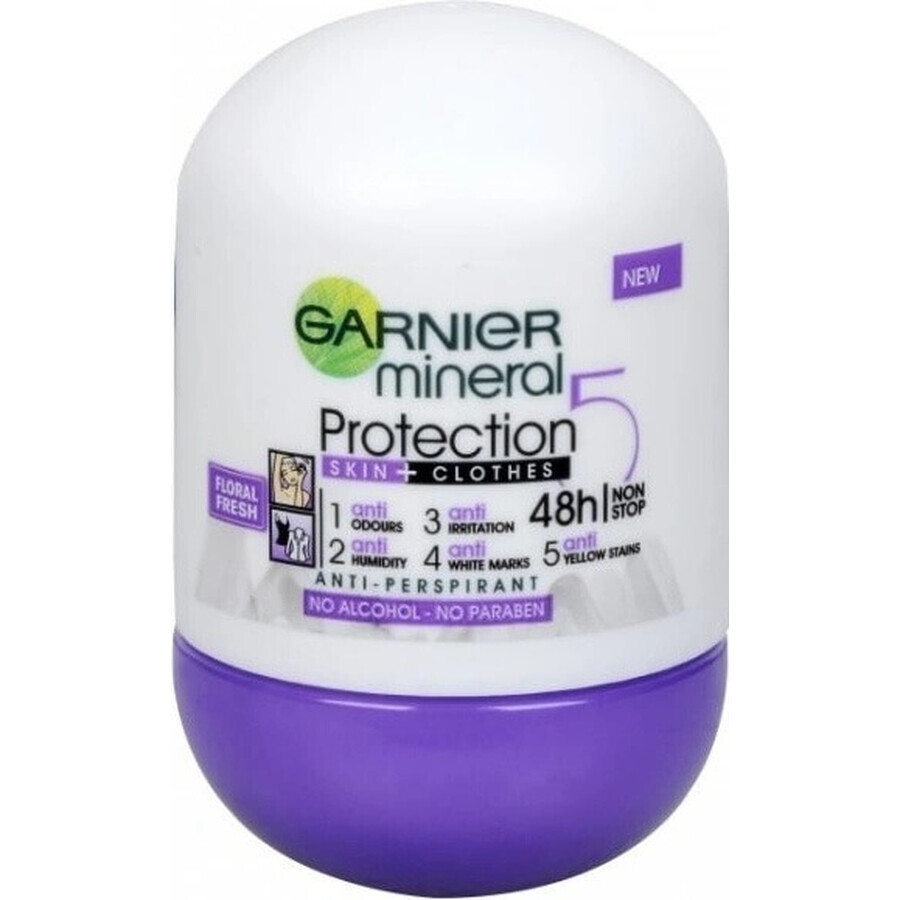 Garnier Mineral Protection 48h 1×50 ml, anti-transpirant parelmoer