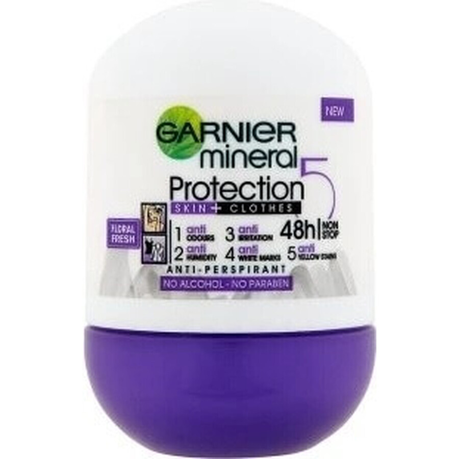 Garnier Mineral Protection 48h 1×50 ml, anti-transpirant parelmoer