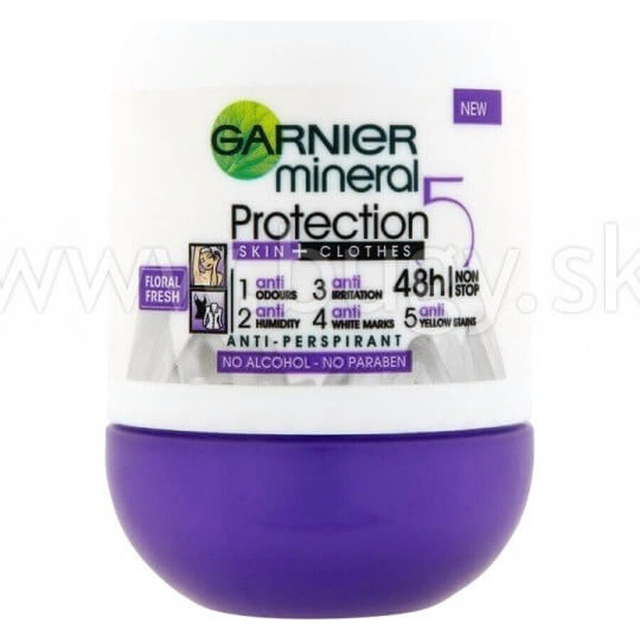 Garnier Mineral Protection 48h 1×50 ml, anti-transpirant parelmoer