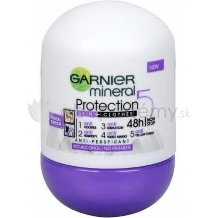 Garnier Mineral Protection 48h 1×50 ml, anti-transpirant parelmoer