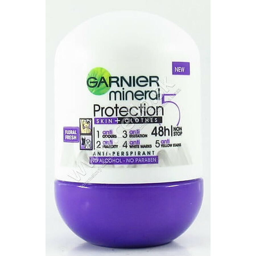 Garnier Mineral Protection 48h 1×50 ml, anti-transpirant parelmoer