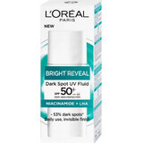 L'Oréal Paris Bright Reveal day Fluid anti-UV SPF 50+ contre les taches brunes 1×50 ml, crème de jour