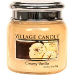 Village Candle Geurkaars in Fles - Creamy Vanilla - Vanille ijs, medium 1×1 st