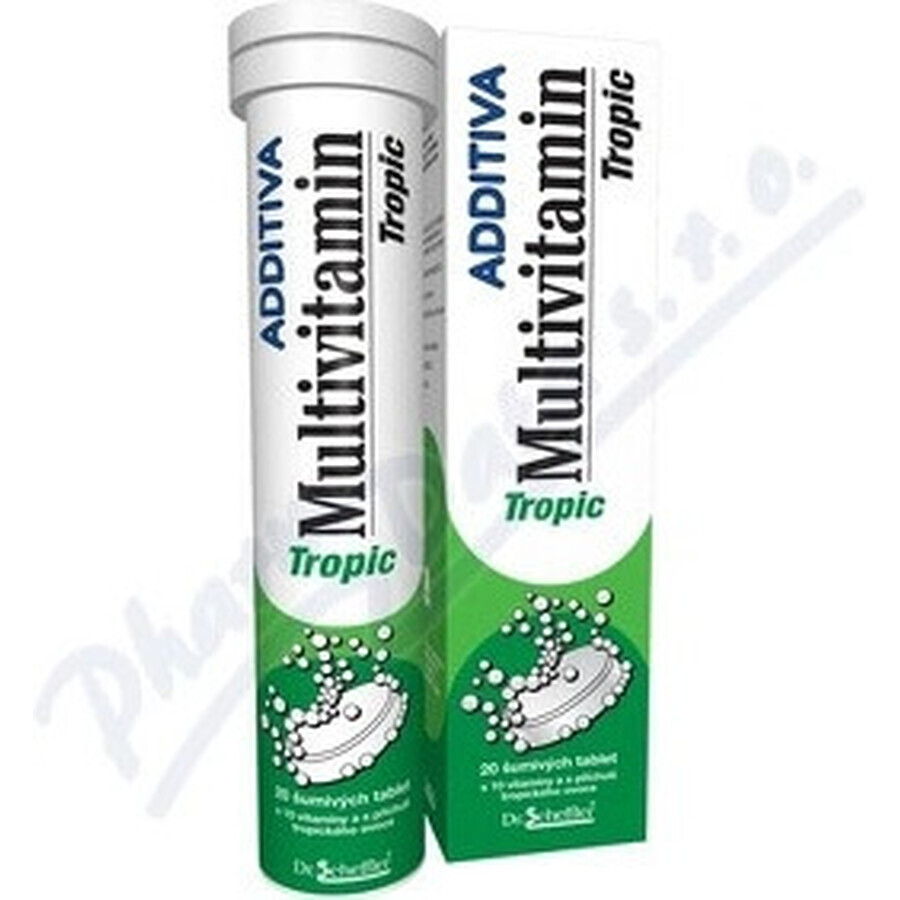 ADDITIVA MULTIVITAMINE Tropic 1×20 tbl, multivitamine