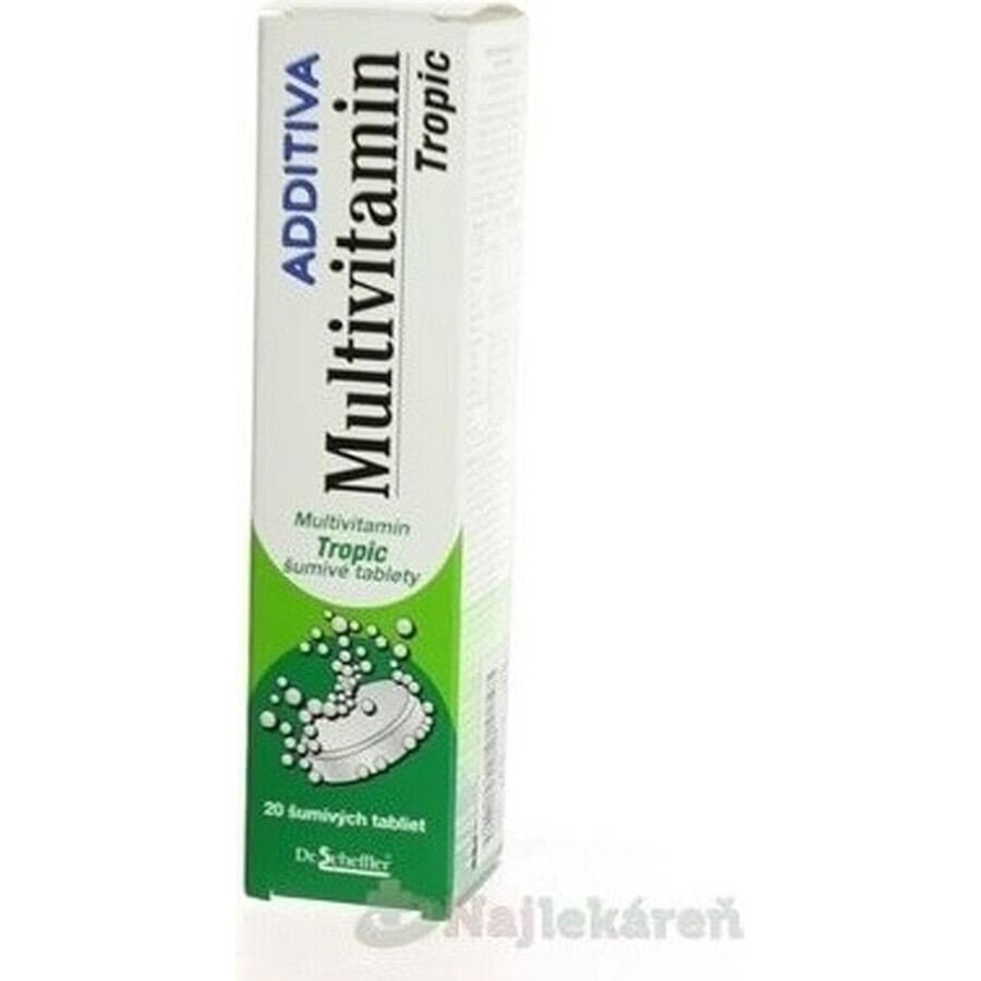 ADDITIVA MULTIVITAMINE Tropic 1×20 tbl, multivitamine