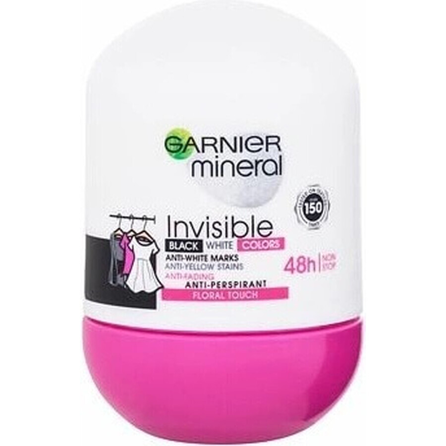 Garnier Invisible 48h 1×50 ml, anti-transpirant parel tegen vlekken