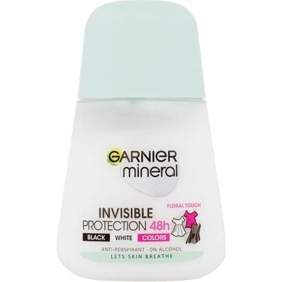 Garnier Invisible 48h 1×50 ml, anti-transpirant parel tegen vlekken