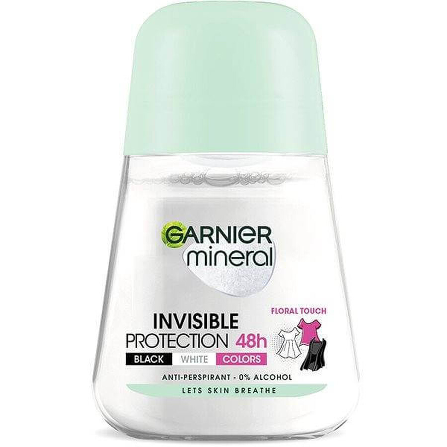 Garnier Invisible 48h 1×50 ml, anti-transpirant parel tegen vlekken