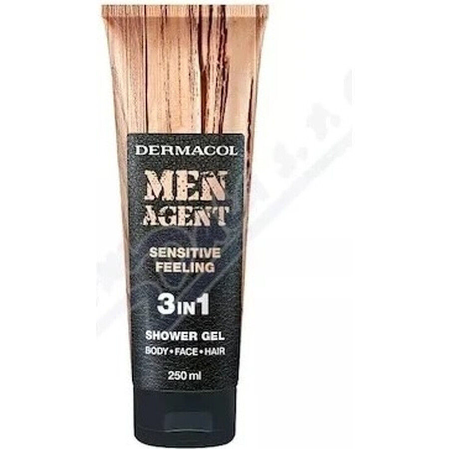 Men Agent SG 3in1 Sensitive feeling 1×250 ml, Duschgel für Männer