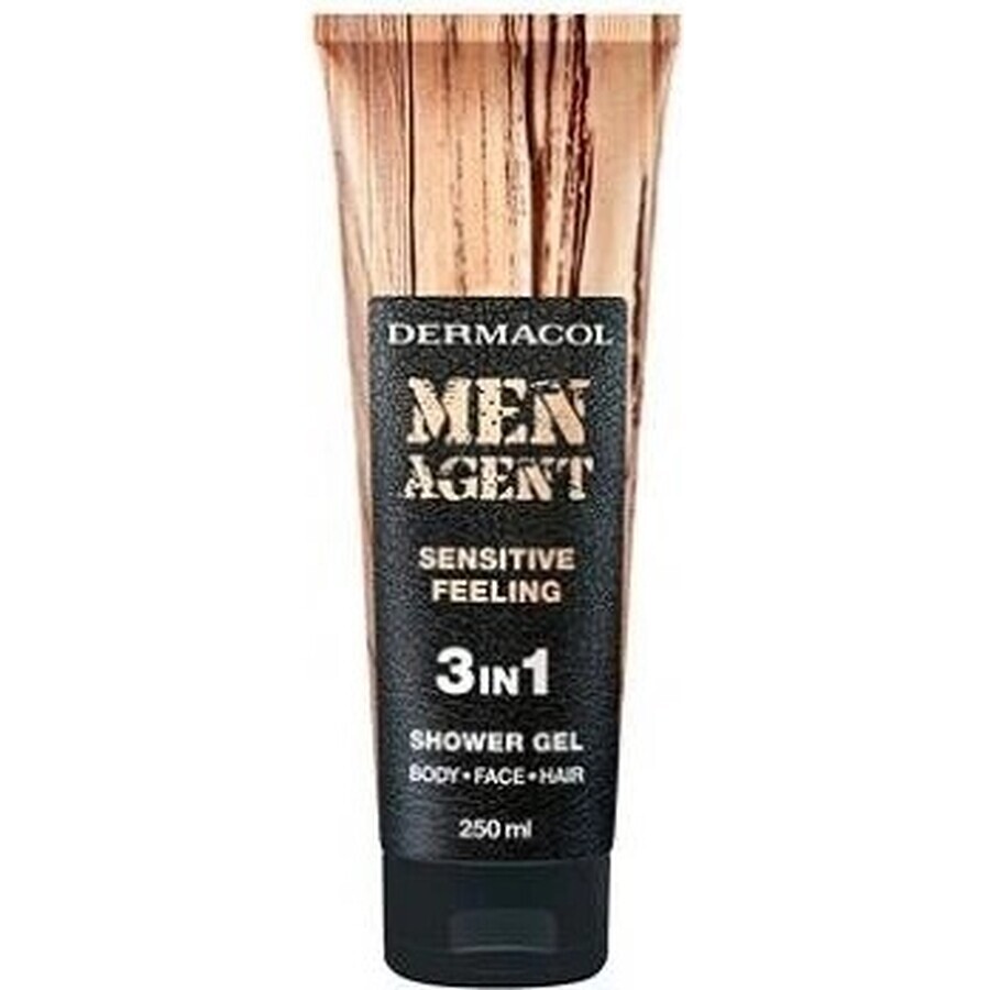 Men Agent SG 3in1 Sensitive feeling 1×250 ml, Duschgel für Männer