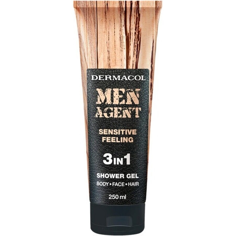 Men Agent SG 3in1 Sensitive feeling 1×250 ml, Duschgel für Männer