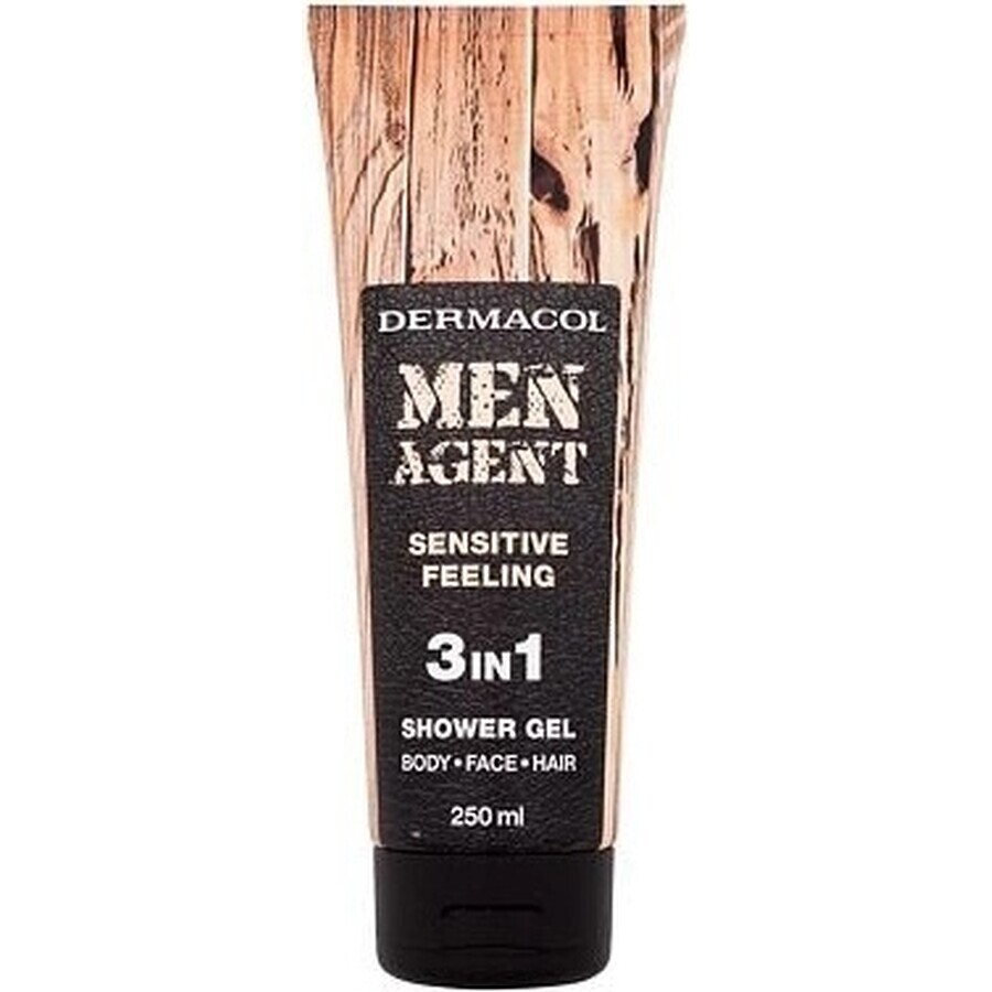 Men Agent SG 3in1 Sensitive feeling 1×250 ml, Duschgel für Männer