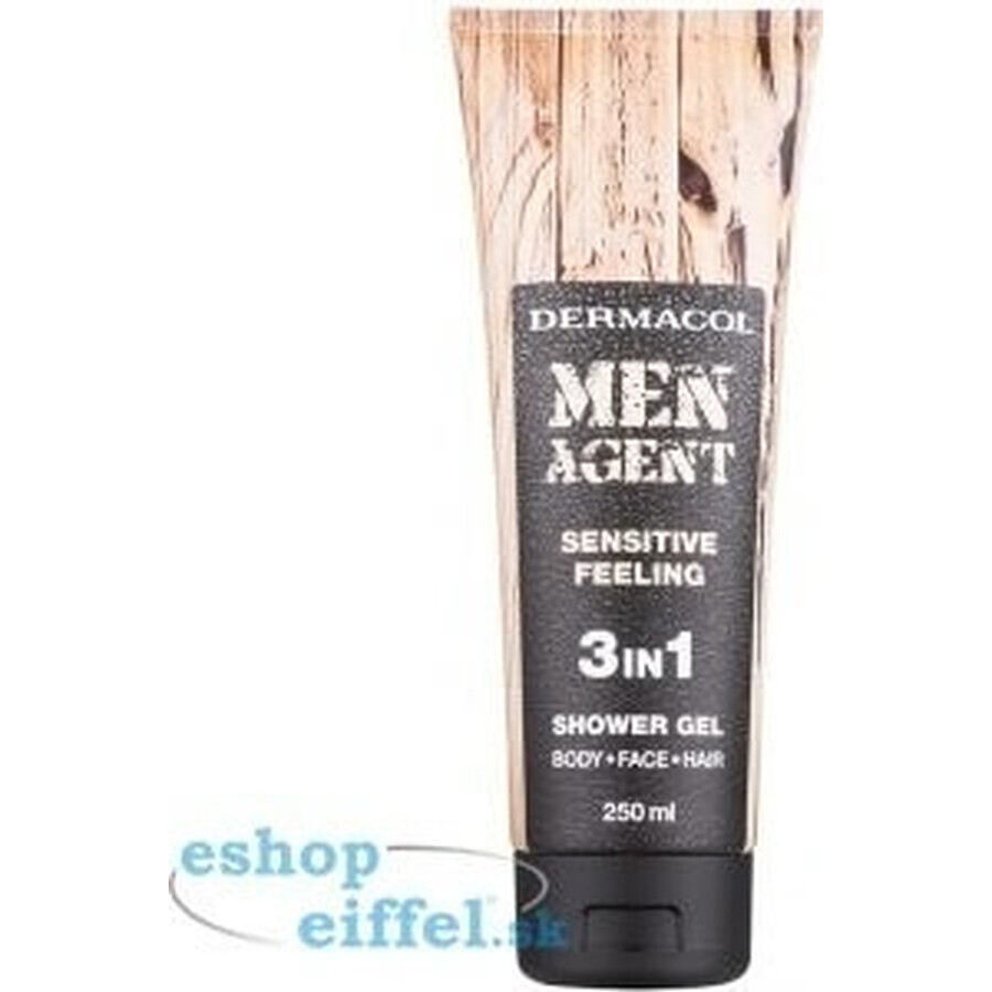 Men Agent SG 3in1 Sensitive feeling 1×250 ml, Duschgel für Männer