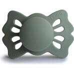 FRIGG FRIGG Lucky ciuccio simmetrico in silicone Sage, 0-6m 1×1 pz, ciuccio in silicone