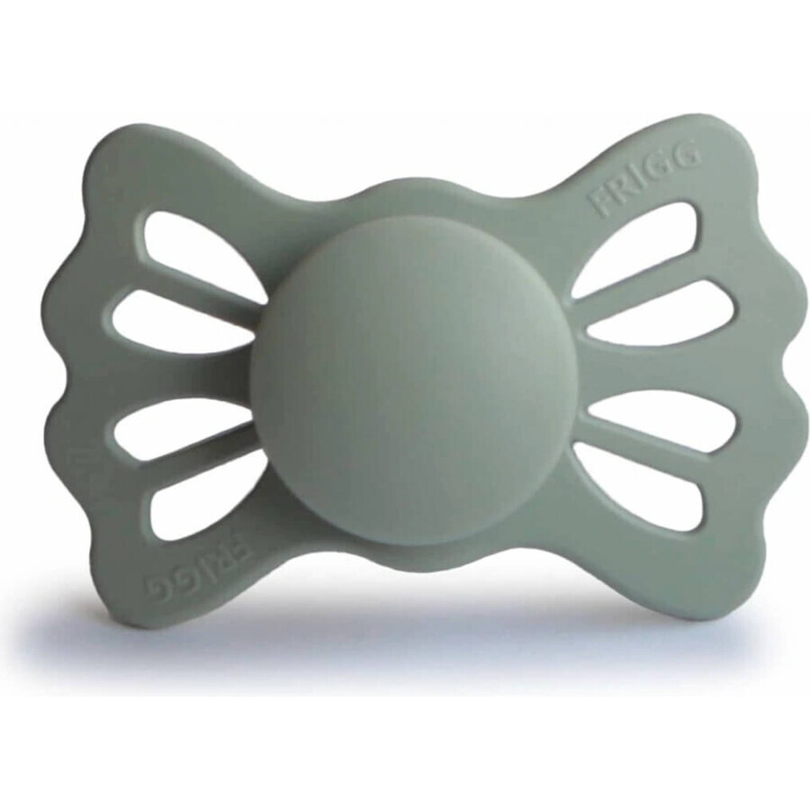 FRIGG FRIGG Lucky ciuccio simmetrico in silicone Sage, 0-6m 1×1 pz, ciuccio in silicone