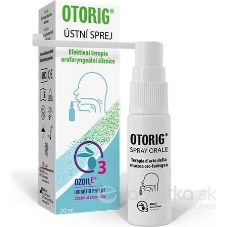 Ozonida OTORIG spray oral 1×20 ml, spray oral