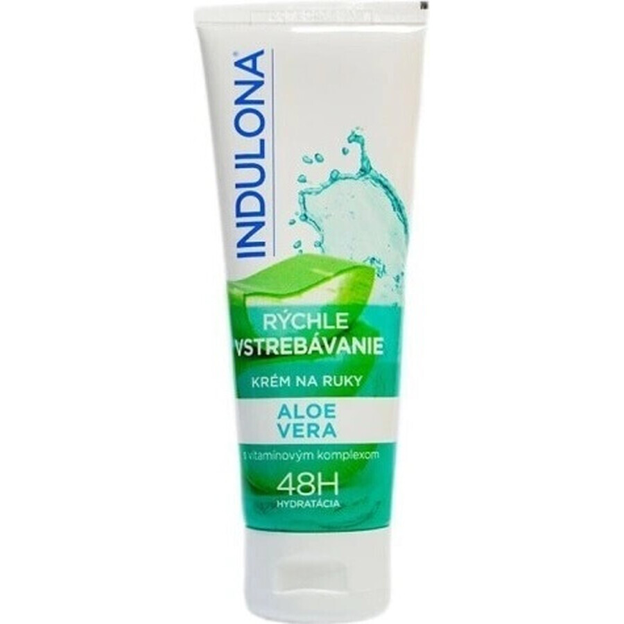 INDULONA Snel absorberende handcrème met aloë vera, 1x50 ml