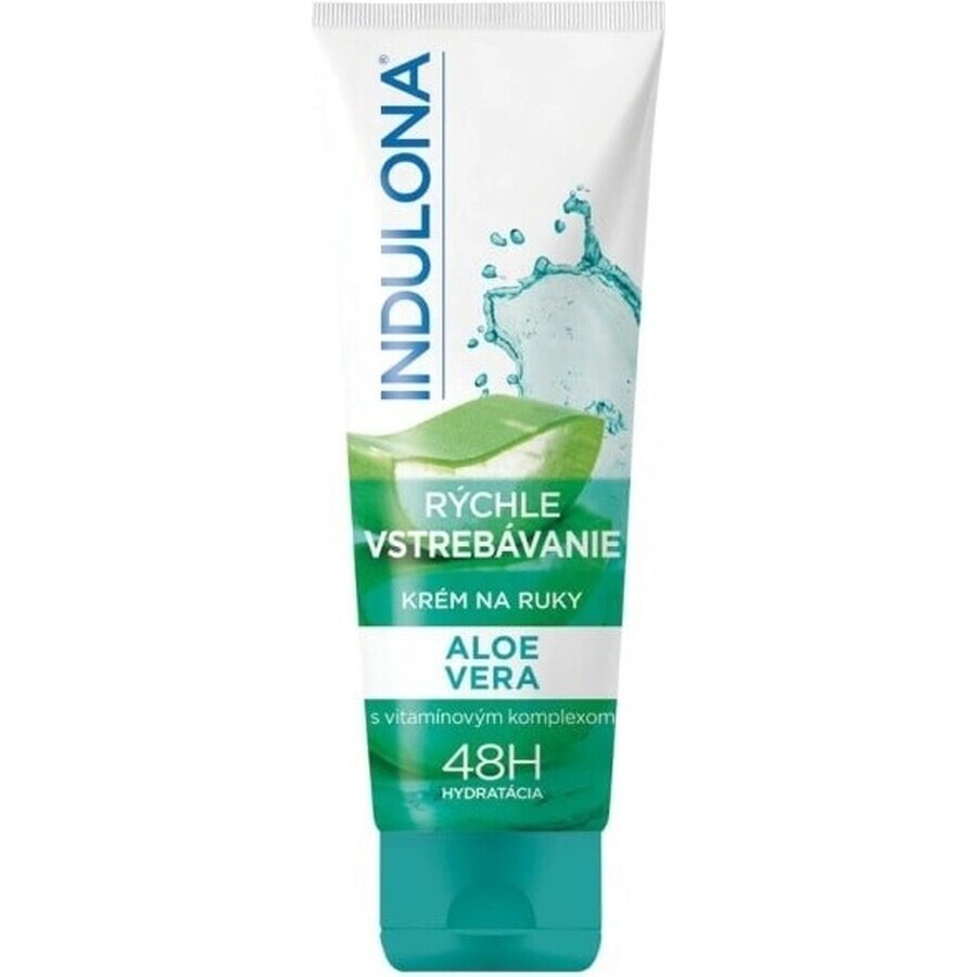 INDULONA Snel absorberende handcrème met aloë vera, 1x50 ml