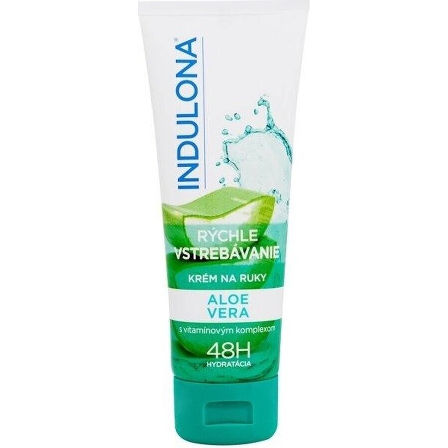 INDULONA Snel absorberende handcrème met aloë vera, 1x50 ml