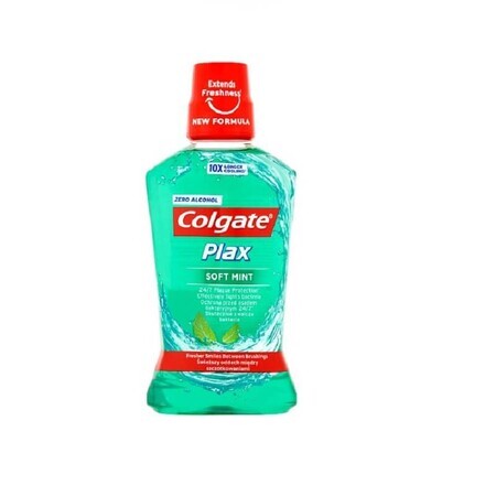 Apa de gura Plax SoftMint, 500 ml, Colgate