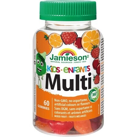 JAMIESON Multi kids GUMMIES 1×60 pcs, multivitamins