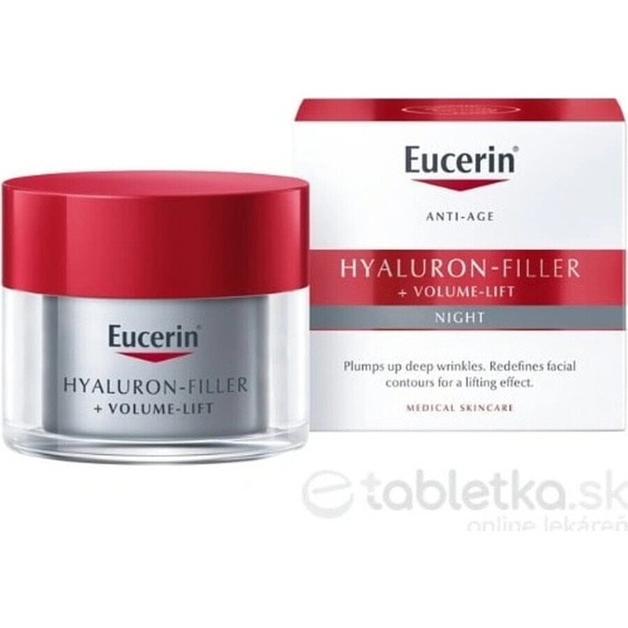 Eucerin HYALURON-FILLER+Volume-Lift Cremă de noapte 1×50 ml, Anti-Age